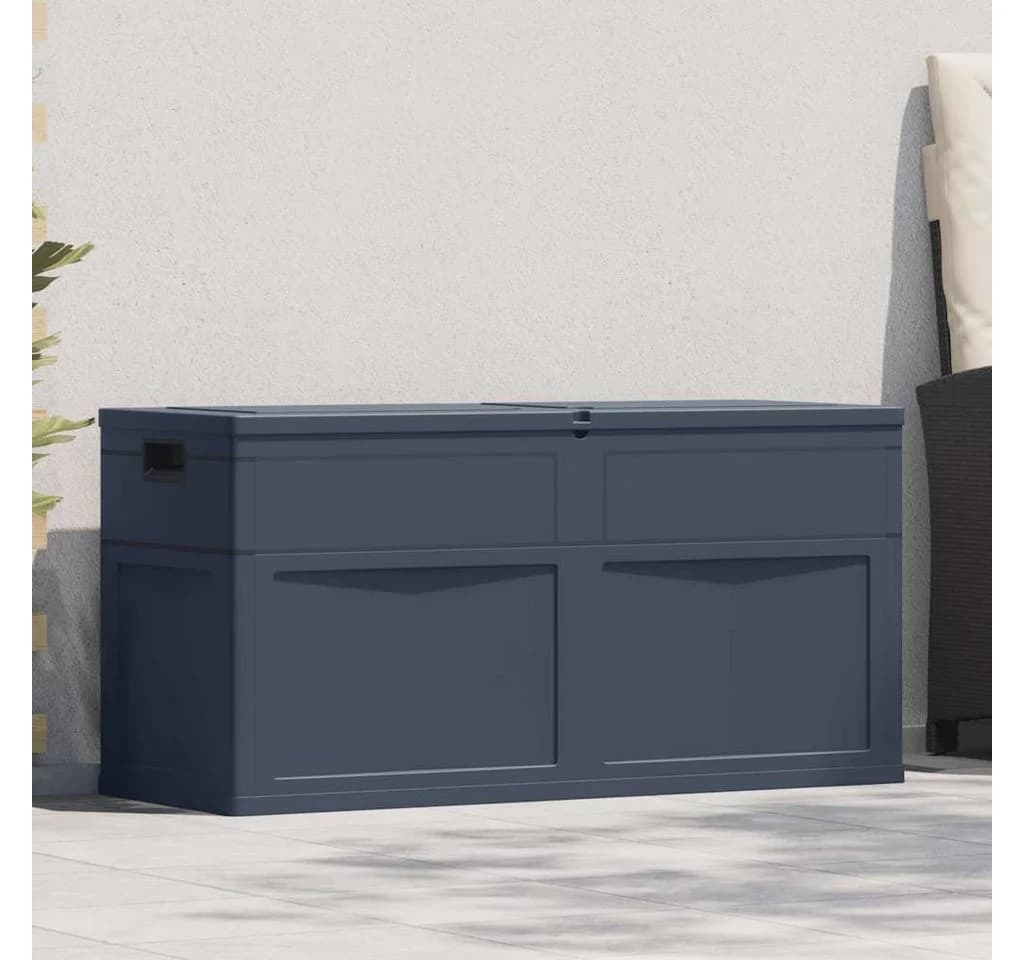 vidaXL Gartenbox 320 L Schwarz