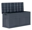 vidaXL Gartenbox 320 L Schwarz Bild 4