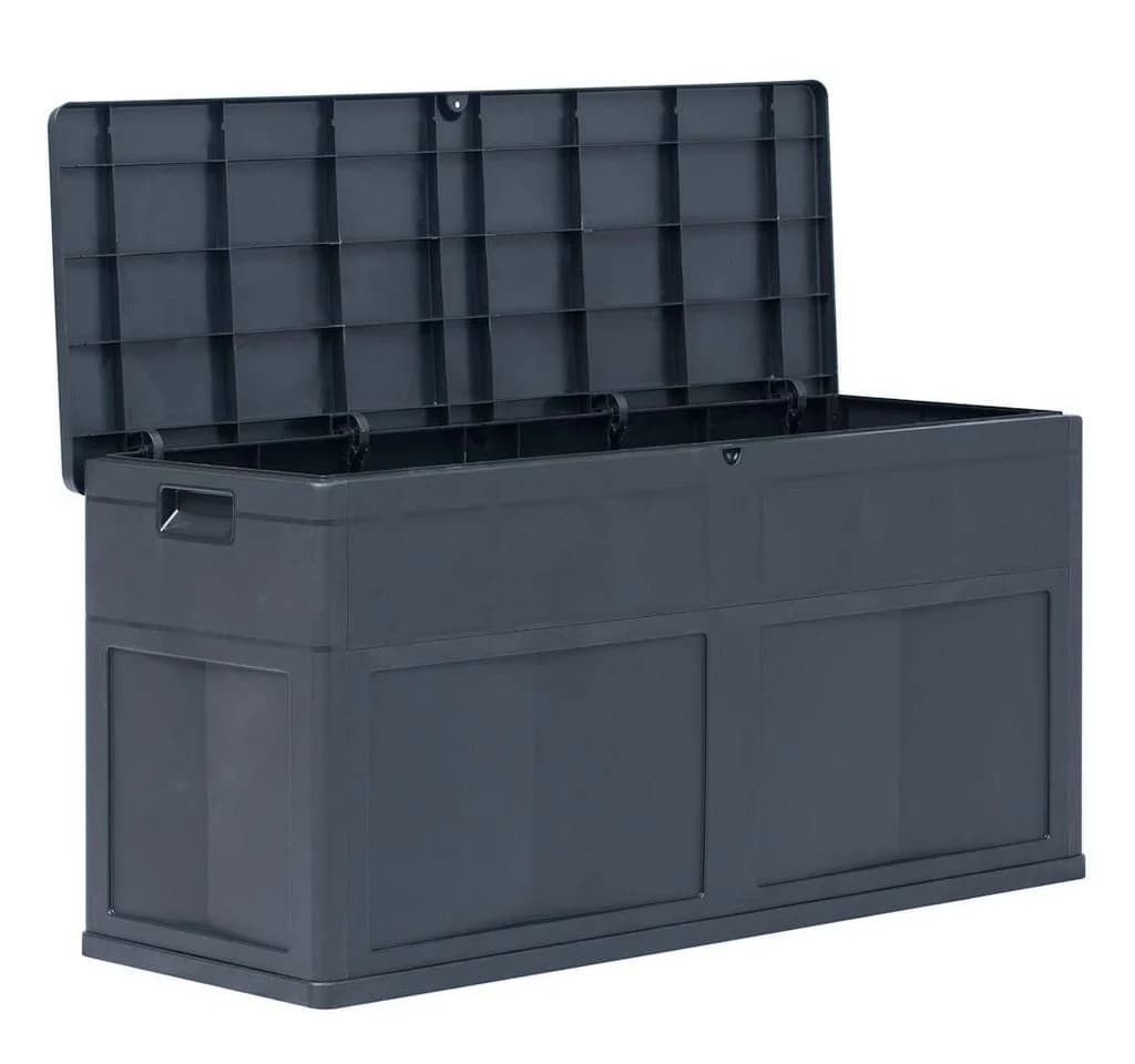 vidaXL Gartenbox 320 L Schwarz - Bild 4