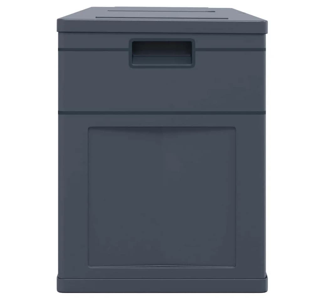 vidaXL Gartenbox 320 L Schwarz - Bild 5