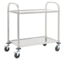 vidaXL Küchenwagen 2-stufig Edelstahl Servierwagen Silber Bild 2