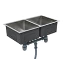 vidaXL Küchenspüle Edelstahl 2 Becken Silber Modern Bild 4