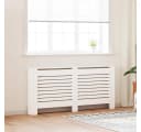 vidaXL Heizkörperabdeckung Weiß Modern MDF Bild 1