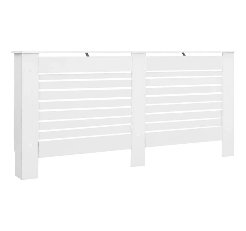 vidaXL Heizkörperabdeckung Weiß Modern MDF - Bild 2