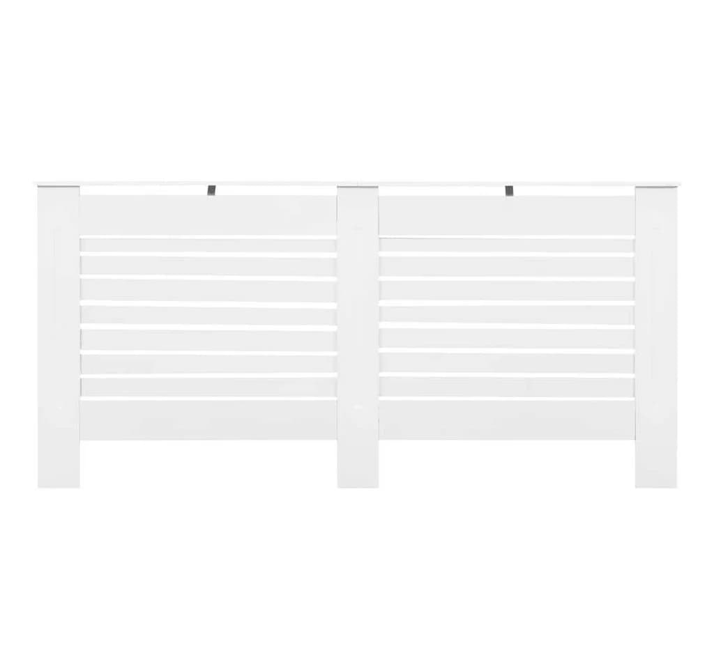 vidaXL Heizkörperabdeckung Weiß Modern MDF - Bild 4