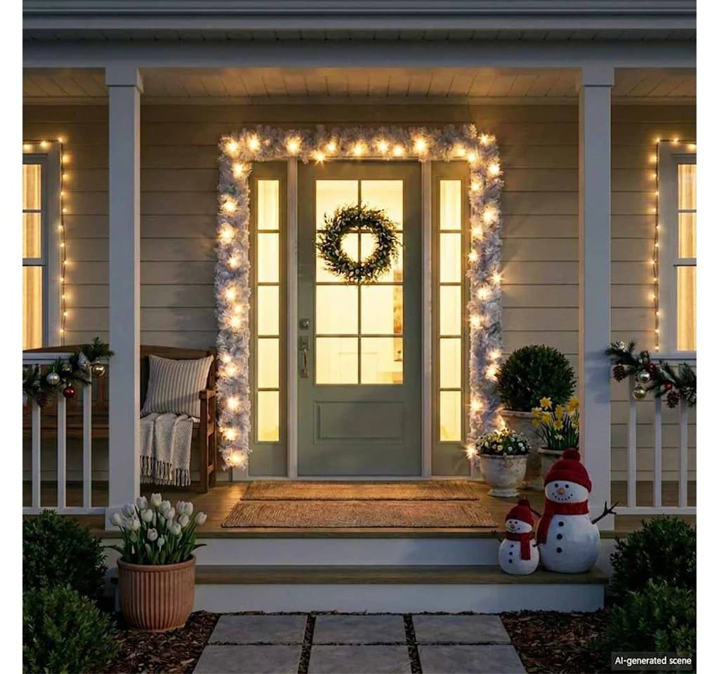 vidaXL LED-Girlande 5 m Weiß mit 75 warmweißen LEDs - Bild 3