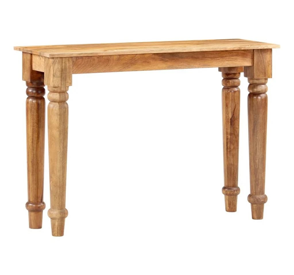 vidaXL Konsolentisch Massivholz Braun Klassisches Design - Bild 2
