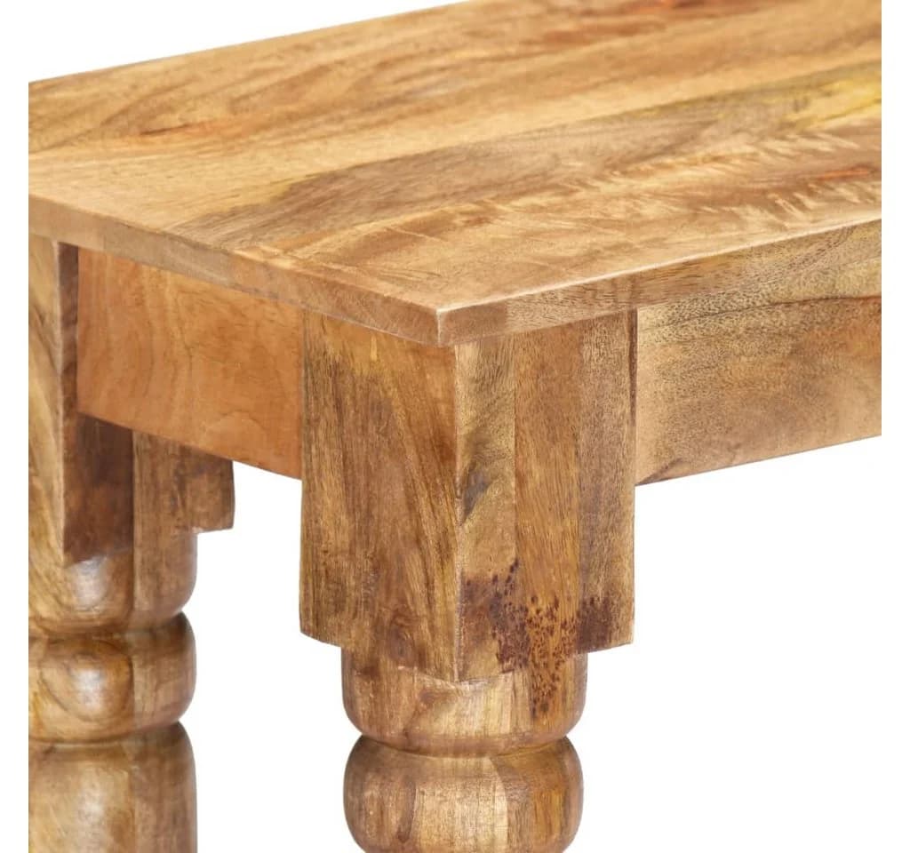 vidaXL Konsolentisch Massivholz Braun Klassisches Design - Bild 5