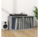 vidaXL Aufbewahrungsbox Schallplatten Betongrau Holzwerkstoff Bild 1