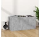 vidaXL Aufbewahrungsbox Schallplatten Betongrau Holzwerkstoff Bild 4