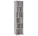 VIDAXL CD-Regal Betongrau Holzwerkstoff Bild 3