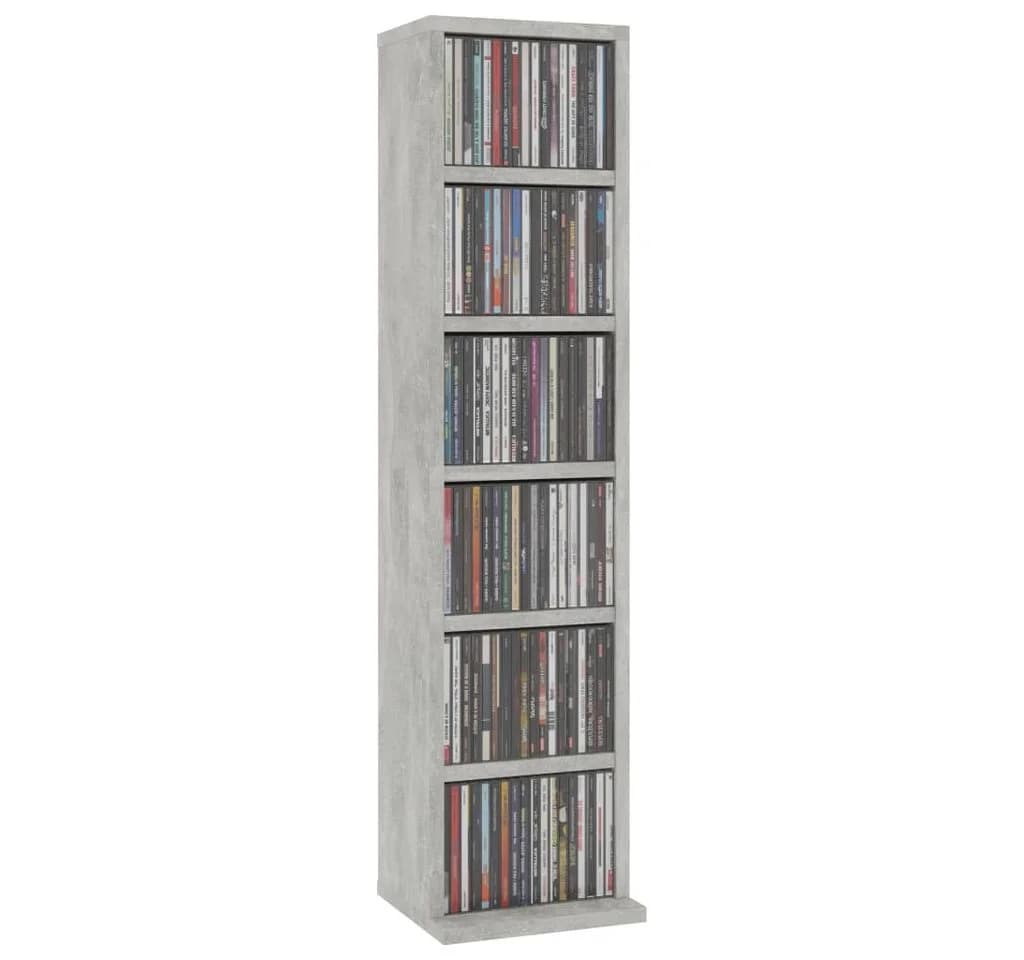 VIDAXL CD-Regal Betongrau Holzwerkstoff - Bild 3