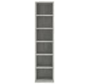 VIDAXL CD-Regal Betongrau Holzwerkstoff Bild 4