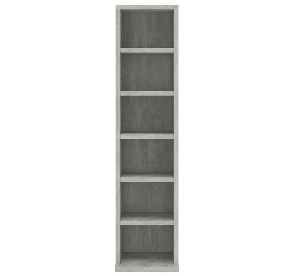 VIDAXL CD-Regal Betongrau Holzwerkstoff - Bild 4