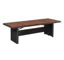 vidaXL Garten-Essgruppe 9-tlg. Schwarz Poly Rattan mit Kissen Bild 1