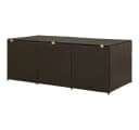 vidaXL Gartenbox Braun Poly Rattan Aufbewahrungsbox Bild 5
