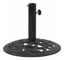 vidaXL Schirmhalter Gusseisen Bronze 9 kg mit Adapter Bild 2