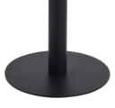 vidaXL Bistrotisch Hellbraun Schwarz 60x60 cm MDF Stahl Bild 5