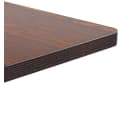 vidaXL Bistrotisch Dunkelbraun MDF mit Stahlbeinen Bild 3
