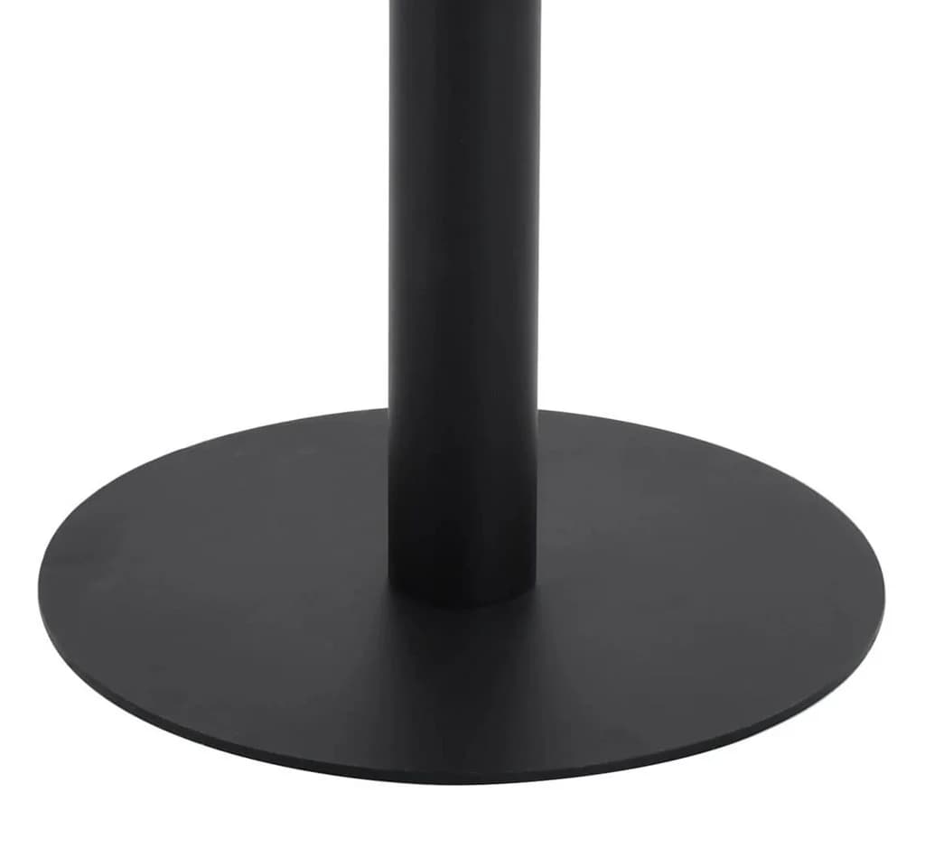 vidaXL Bistrotisch Dunkelbraun MDF mit Stahlbeinen - Bild 5