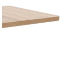 vidaXL Bistrotisch Hellbraun Schwarz MDF Stahl Bild 4