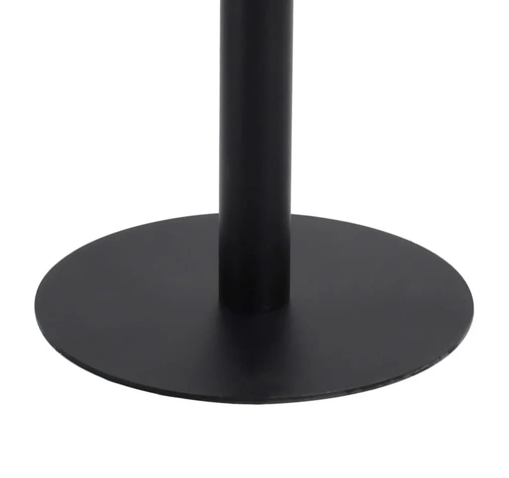vidaXL Bistrotisch Hellbraun Schwarz MDF Stahl - Bild 5