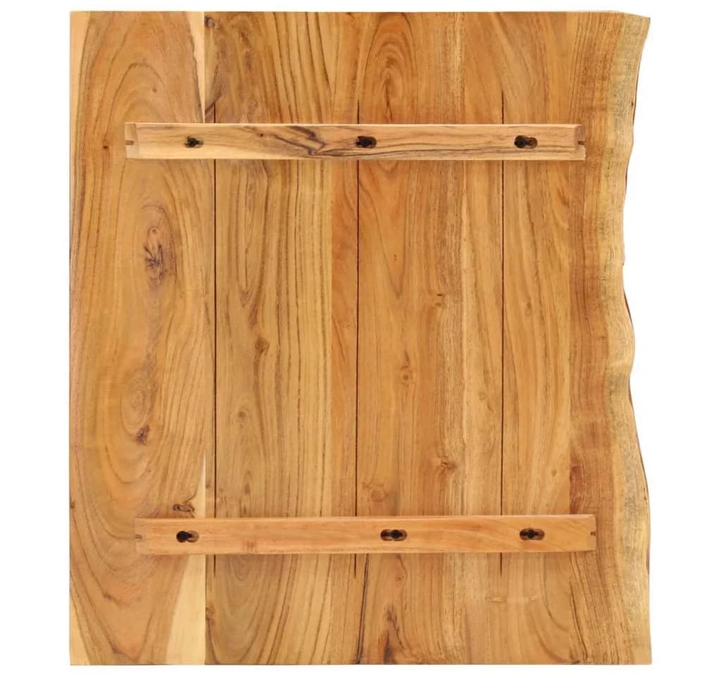 vidaXL Waschtischplatte Massivholz mit Baumkante