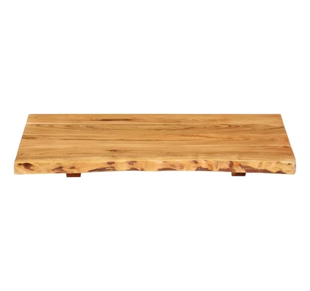 vidaXL Waschtischplatte Massivholz mit Baumkante - Bild 3
