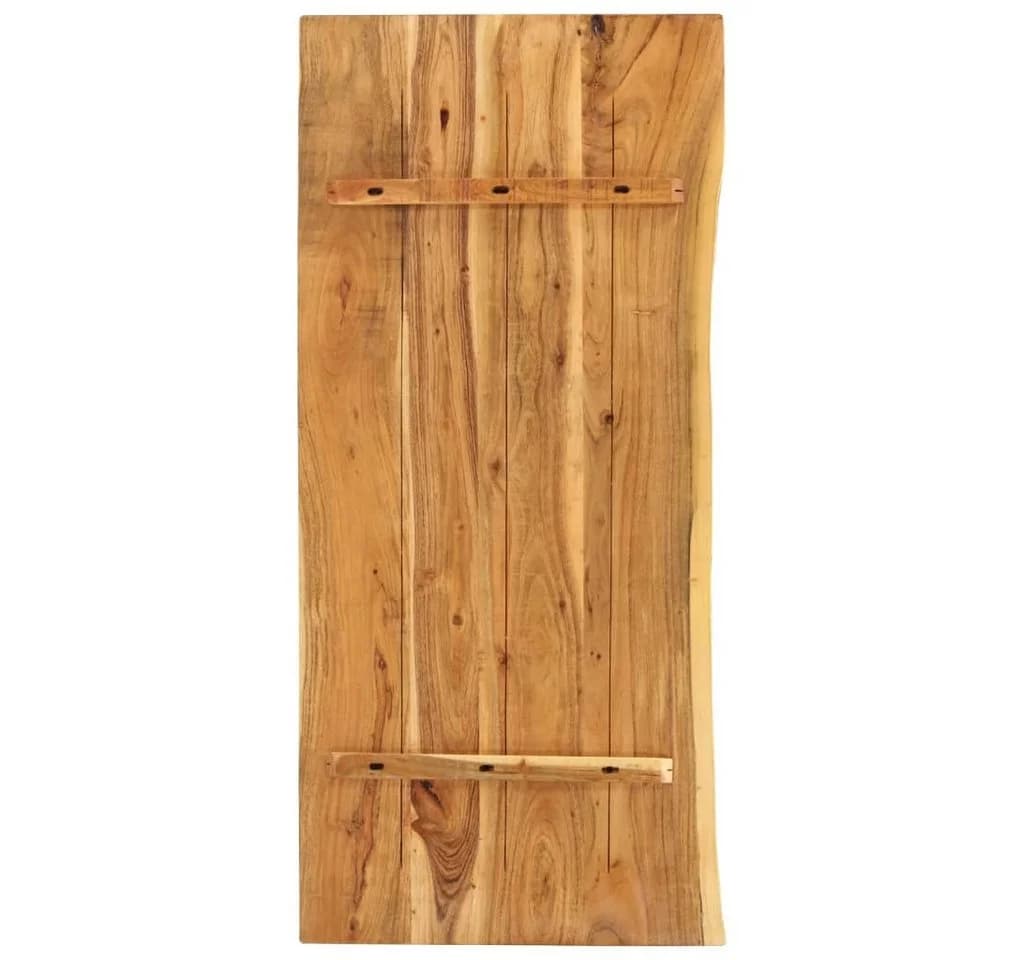 vidaXL Waschtischplatte Massivholz 140x52x3,8 cm