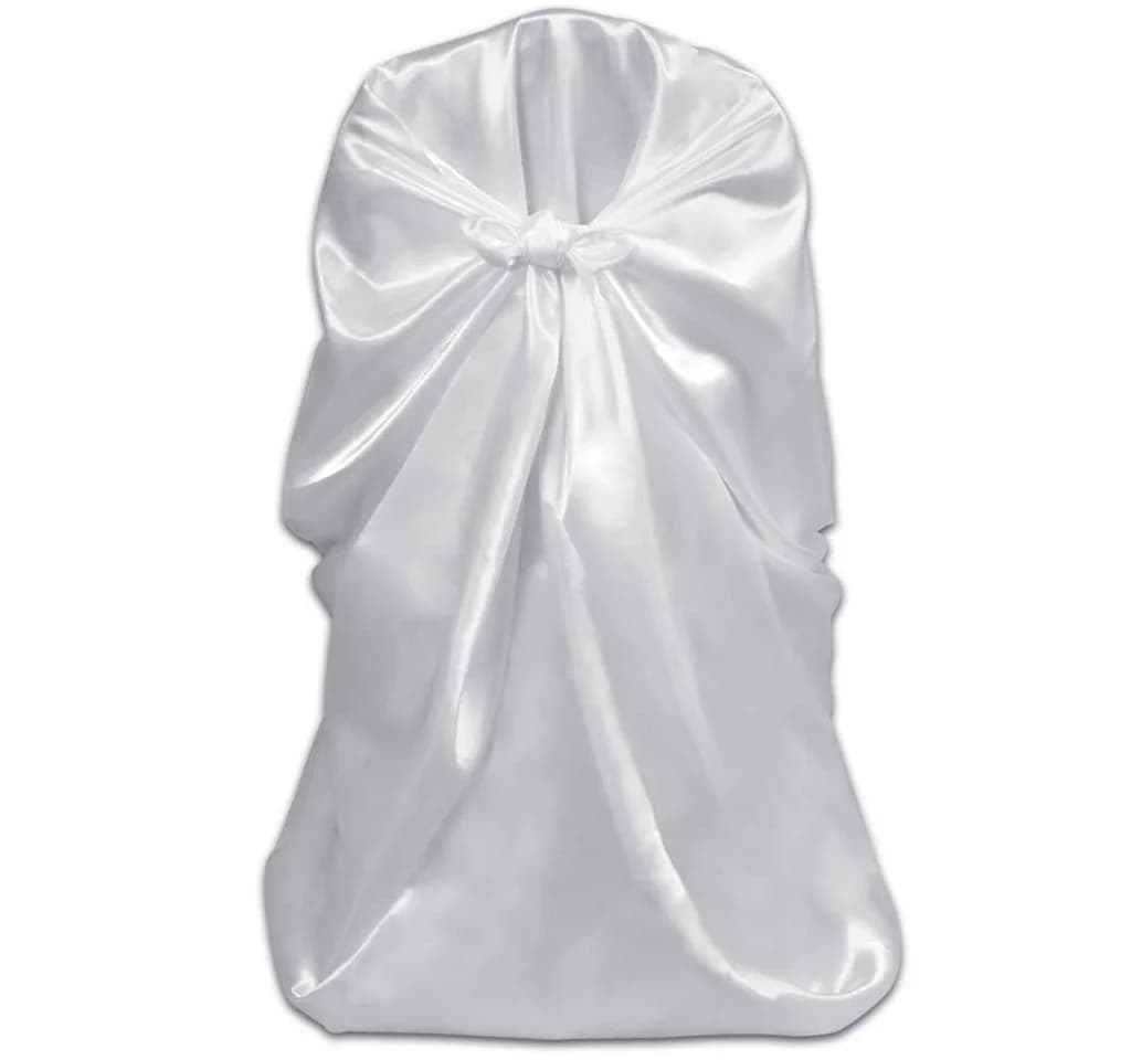 vidaXL Stuhlhussen für Hochzeit Bankett 12 Stk. Weiß - Bild 4