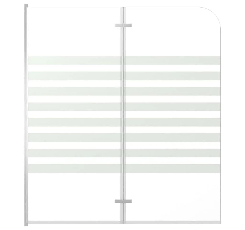 vidaXL Duschwand Duschabtrennung Hartglas Aluminium Klappbar - Bild 2
