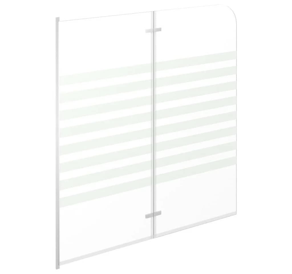 vidaXL Duschwand Duschabtrennung Hartglas Aluminium Klappbar - Bild 4