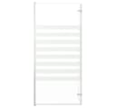 vidaXL Duschwand Duschabtrennung Hartglas Aluminium Klappbar Bild 5
