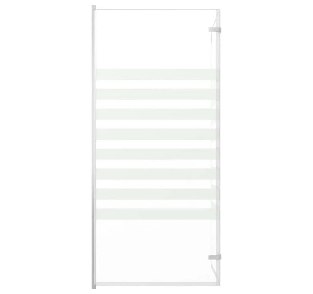 vidaXL Duschwand Duschabtrennung Hartglas Aluminium Klappbar - Bild 5