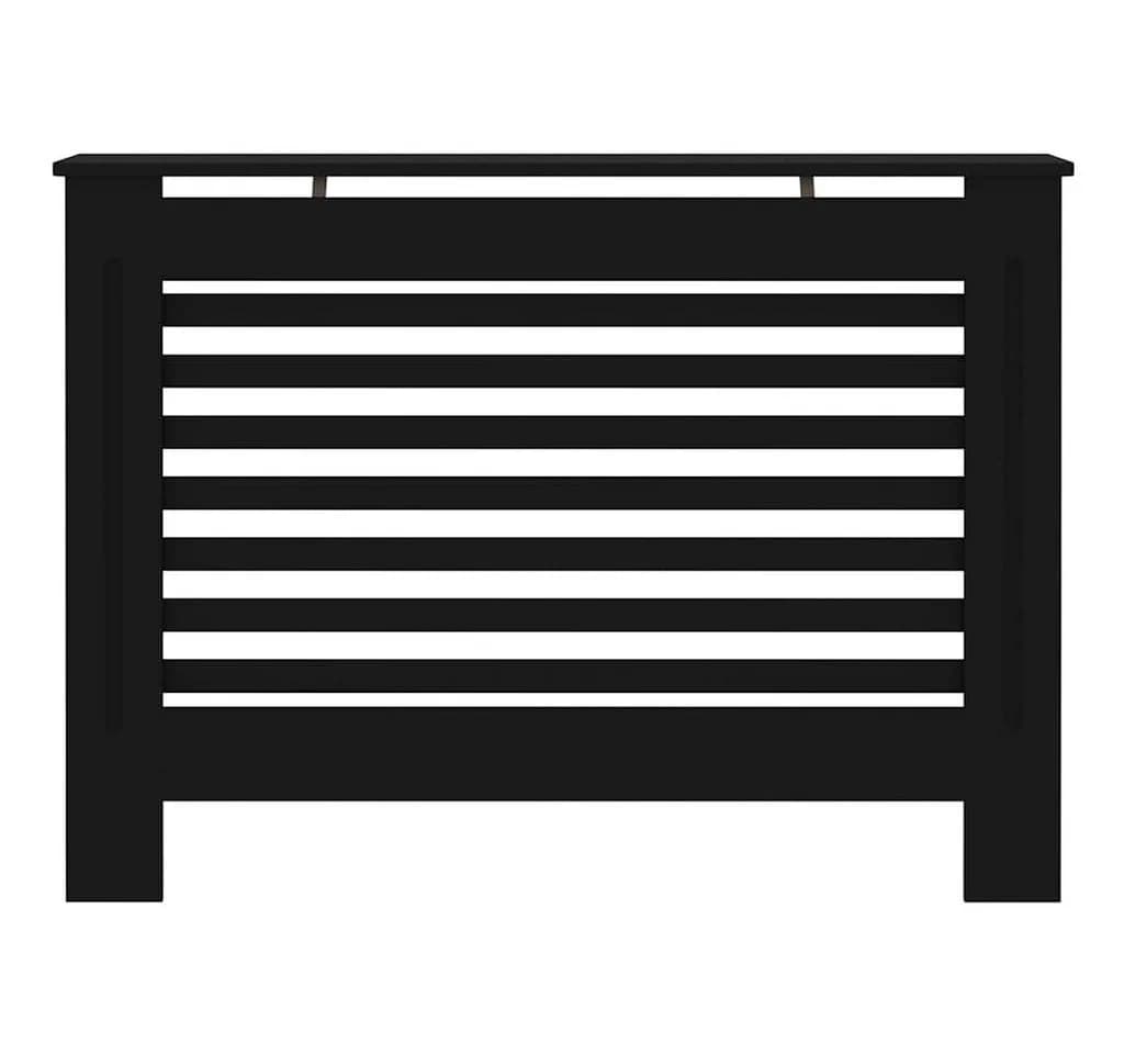 vidaXL Heizkörperverkleidung Schwarz Latten-Design - Bild 4
