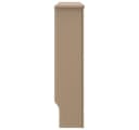 vidaXL Heizkörperverkleidung Braun MDF Modernes Latten-Design Bild 4