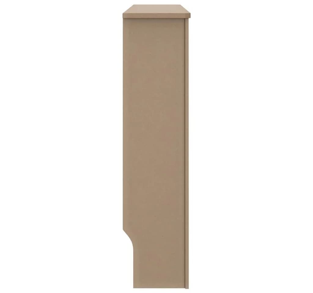 vidaXL Heizkörperverkleidung Braun MDF Modernes Latten-Design - Bild 4