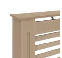 vidaXL Heizkörperverkleidung Braun MDF Modernes Latten-Design Bild 5