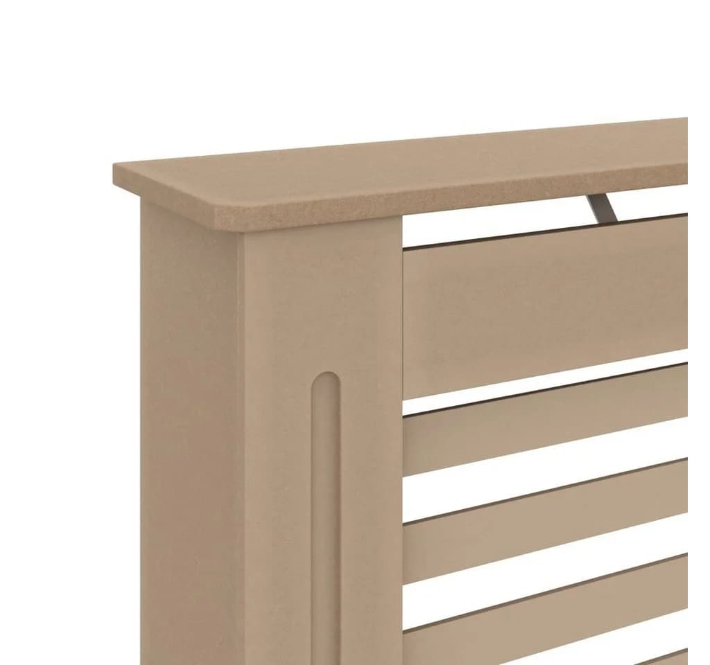 vidaXL Heizkörperverkleidung Braun MDF Modernes Latten-Design - Bild 5