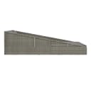 vidaXL Gartenbett Grau 110x200 cm Poly Rattan mit Kissen Bild 4