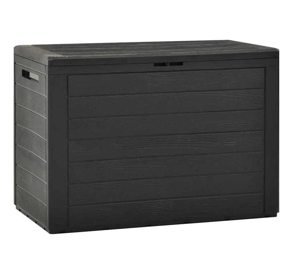 vidaXL Gartenbox Anthrazit Polypropylen Aufbewahrungstruhe - Bild 2