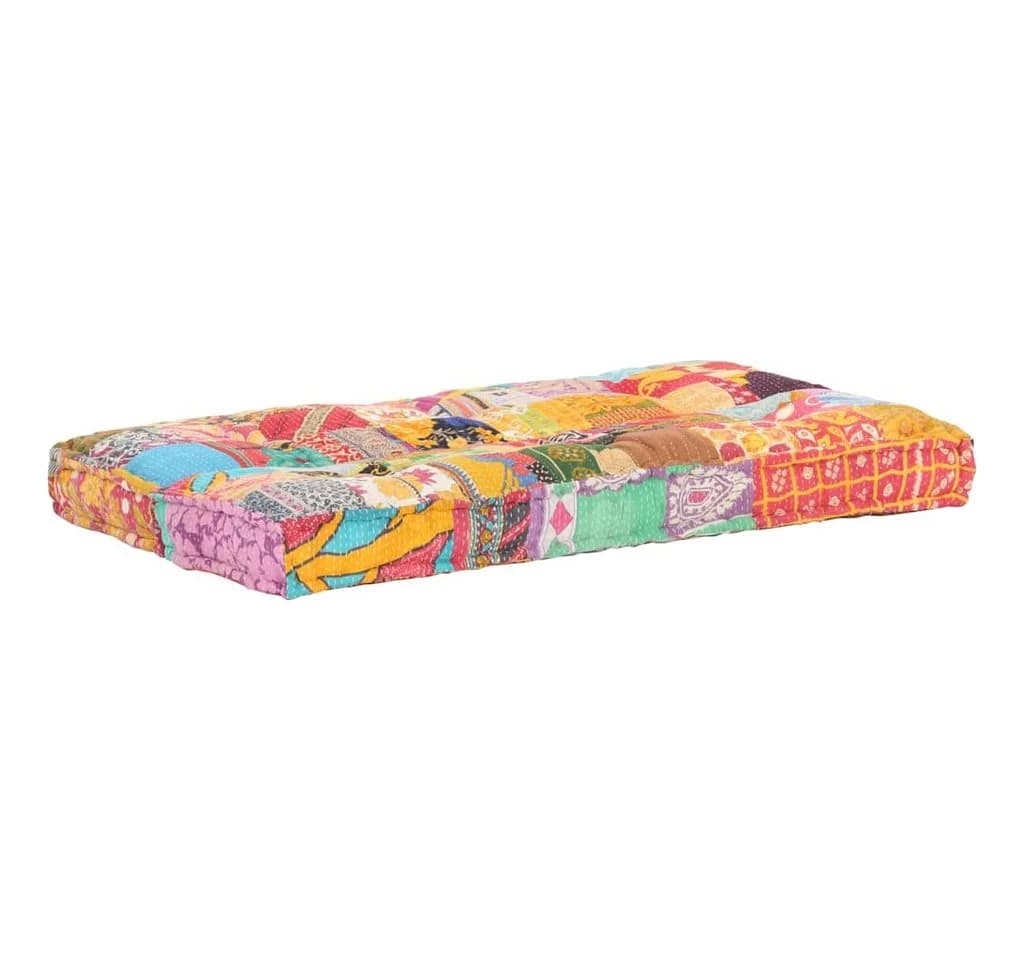 vidaXL Sitzauflage Palettensofa Mehrfarbig Patchwork Baumwolle - Bild 5