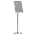 vidaXL Vitrine A4-Plakatständer Silber Aluminiumlegierung Bild 2