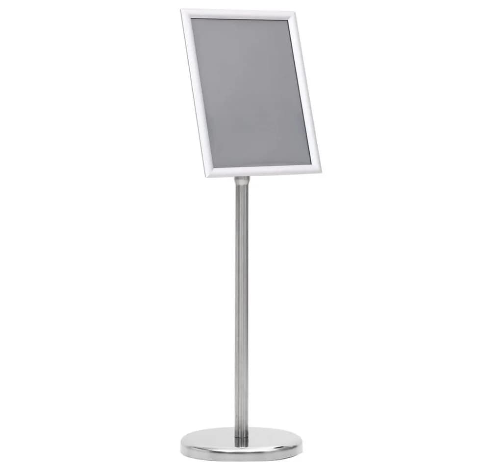 vidaXL Vitrine A4-Plakatständer Silber Aluminiumlegierung - Bild 2