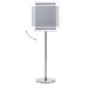 vidaXL Vitrine A4-Plakatständer Silber Aluminiumlegierung Bild 3