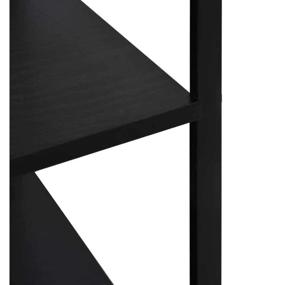 vidaXL Mikrowellenregal Schwarz Holzwerkstoff - Bild 5