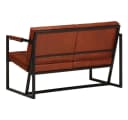 VIDAXL 2-Sitzer Sofa Braun Echtes Ziegenleder Bild 4