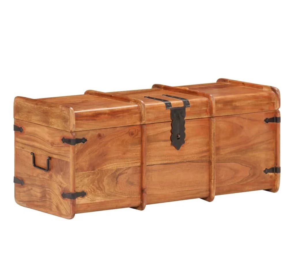 vidaXL Aufbewahrungsbox Truhe Massivholz - Bild 2