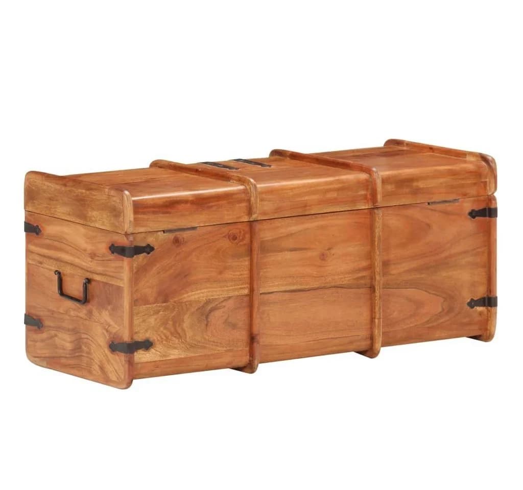 vidaXL Aufbewahrungsbox Truhe Massivholz - Bild 5