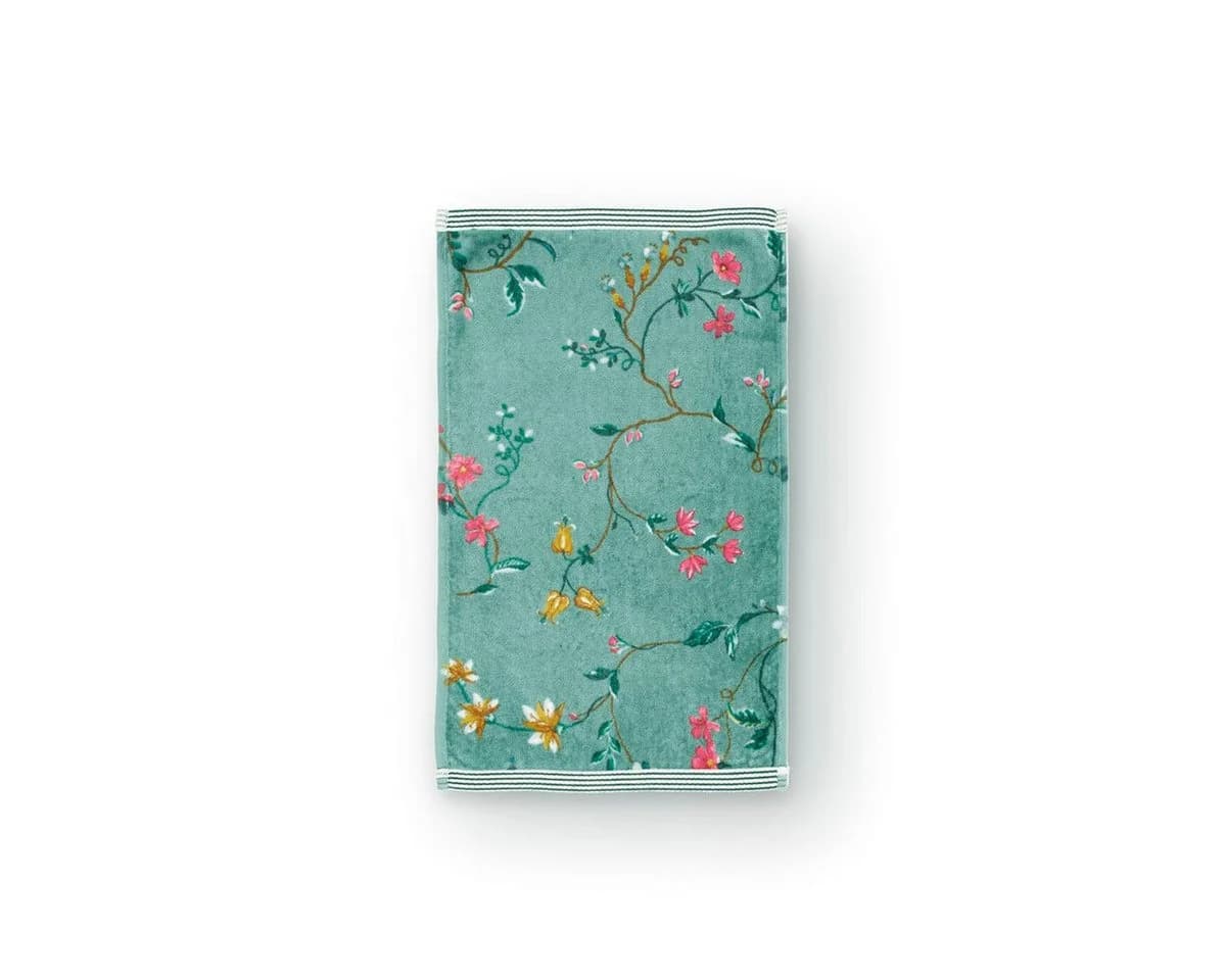 PiP Studio Gästehandtuch Les Fleurs Grün 100% Baumwolle - Bild 2